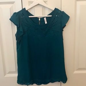 Teal Blouse